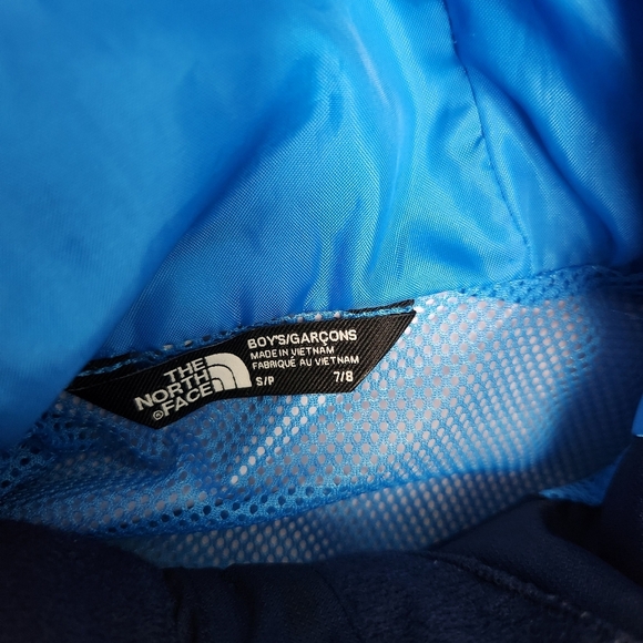 The North Face Kids' Hardshell Blue Rain Ski Jacket Size 7-8 - Picture 11 of 14